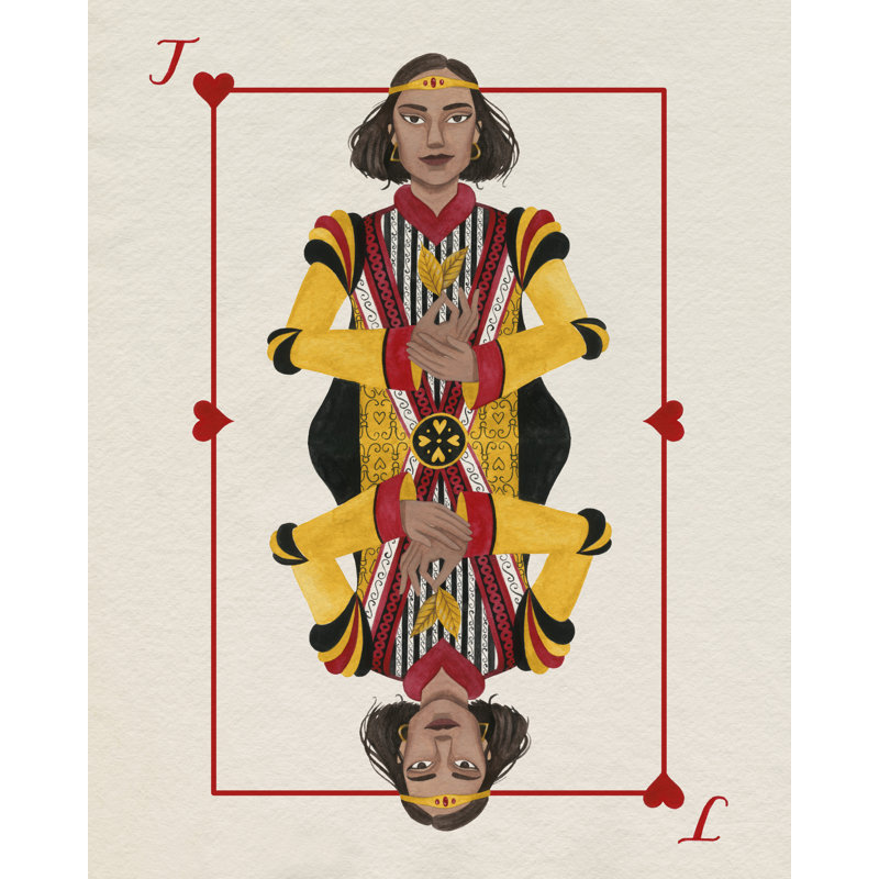 Royal Suits III by Grace Popp - Wrapped Canvas Print, 46cm H x 30cm W x 3.8cm D