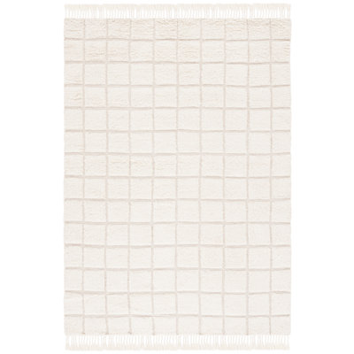 Hand-Woven Geometric Rug