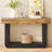 54"Narrow Console Table with U-Shaped Pedestal-541289896-541289898