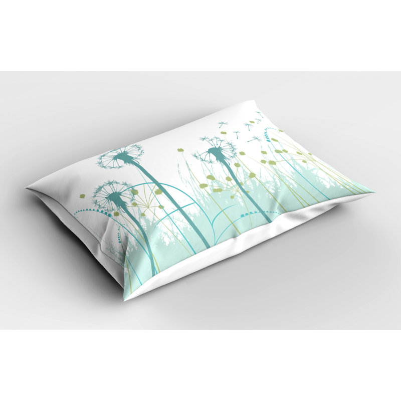 Spring Polyester Floral Sham Set, Twin
