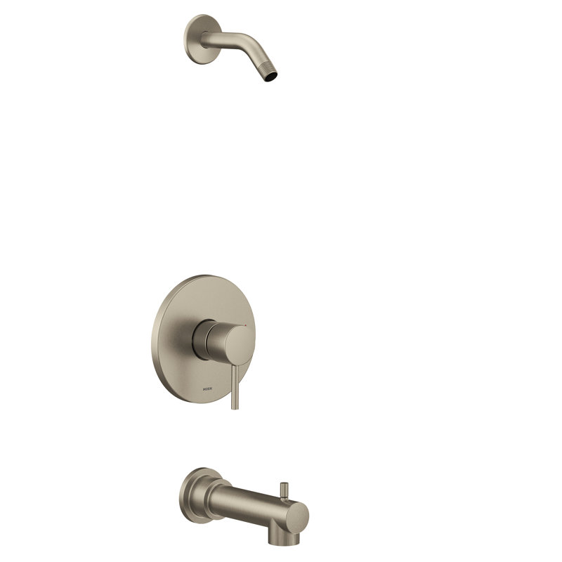 Align Tub and Shower Faucet, Brushed Nickel