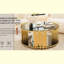 Table basse circulaire en acier inoxydable