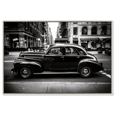 «Vintage Car in New York», photographie élégante sur toile par 