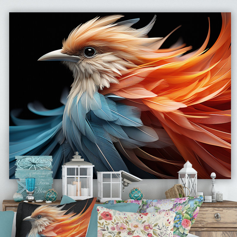 «Ethereal Tones Form Abstract Wingspans I», reproduction d'art sur toile, Toile tendue, H 12 po x l 20 po x P 1 po