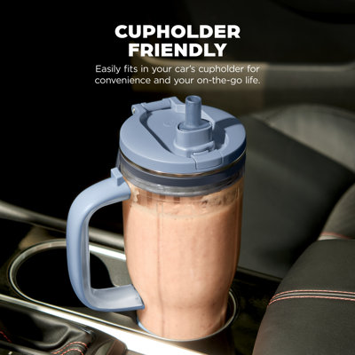 Ninja BlendBoss Tumbler Blender with 26-oz. Travel Tumbler with LeakProof Lid, Chug Spout & Detachable Straw, Cyberspace