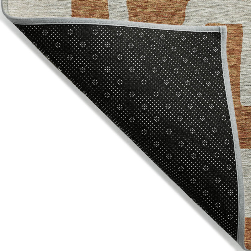 Chaena Washable Abstract Indoor Rug, Rectangle 9' x 12'