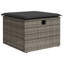 Ensemble de canapé de jardin Vidaxl gris