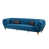 100% coton bleu foncé est en rupture de stock