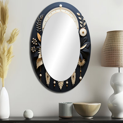Miroir mural Native American Dream Catcher I - Crème