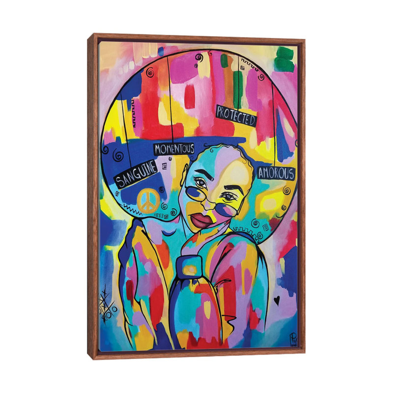 " Beauty " by Pinklomein, Classic Wood Framed, No Mat, 48'' H x 32'' W x 1.5'' D