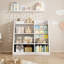 Armoire de rangement en bois pour jouets-532842273