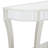 Nya 32.25'' Solid Wood Console Table and Mirror Set