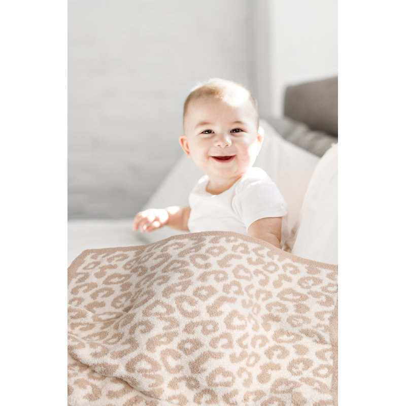 Jeté de luxe à motif léopard pour enfants , Ceige