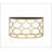Altus Gold Finish Console Table