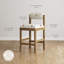 Tabouret à hauteur de comptoir crème-126553904