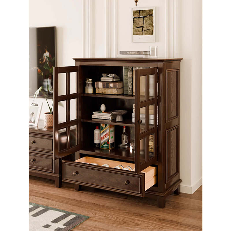 Retro Multifunctional Accent Cabinet