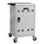 Chariot de charge mobile et armoire pour tablettes PC portable 30 appareils avec serrure à combinaison (blanc)