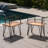 Rustic Chair For Backyard - 2 Chairs, Wood Seats, Iron Frames, Finish, Outdoor Use Industrial And Metal Frame, Finish