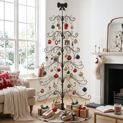 Arbre de Noël de table en fer 6 pi avec décoration de Noël pour la fête de l'Action de grâce