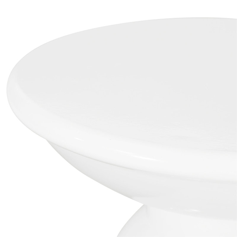 Ensemble de 2 tables d'appoint en fer Serenita, Blanc