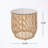 Round shape Patio Tables with glass table top and sturdy base-148152798