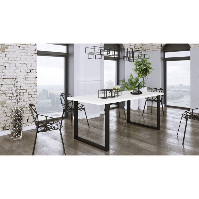 Nohealani Dining Table, H75 x L185 x W67cm, White