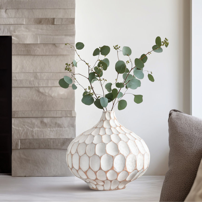  Vase de table Jasamine, 9" H x 9" W x 9" D