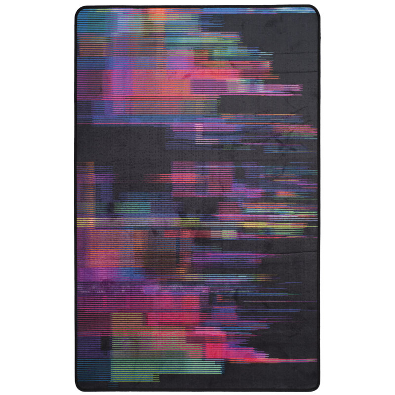 Ellesmere Performance Machine Washable Abstract Rug, Rectangle 3' x 5'