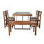 Ensemble de table et chaises d'extérieur en bois d'acacia de haute qualité-1449196718