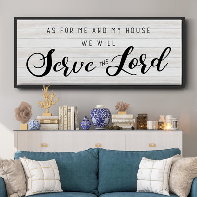 Serve the Lord - Toile encadrée