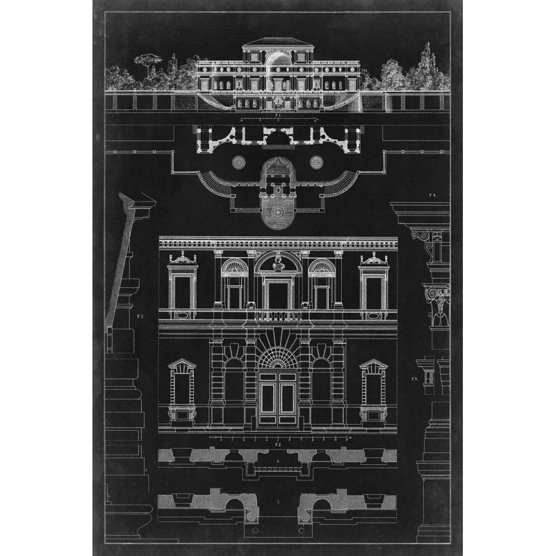 Architecture graphique III, H 18 po x l 12 po x P 1,25 po