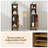 Bathroom Storage Cabinet Small Corner Floor Cabinet With Door And Adjustable Shelves Toilet Paper Holder Stand-1860845321