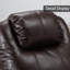 Fauteuil inclinable manuel en similicuir Alizee