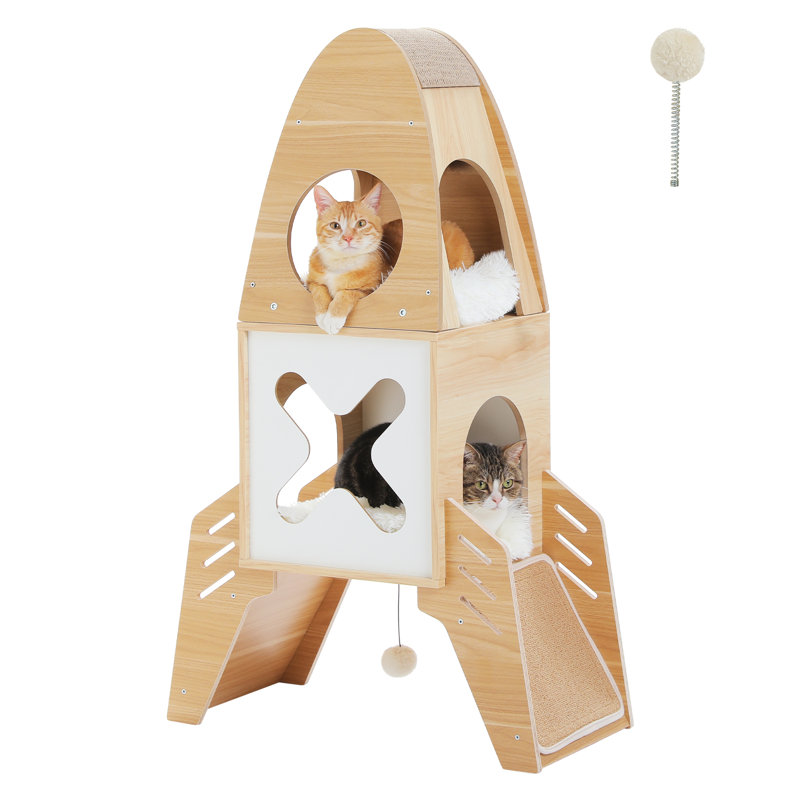 Modern Cat Tree Rocket Cat Tower