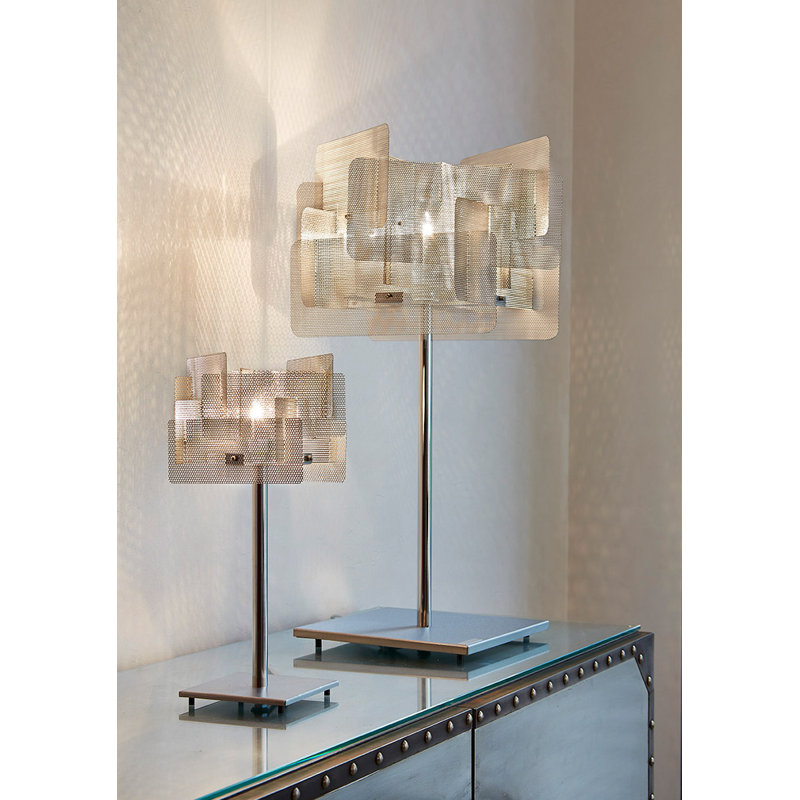 Table Lamp, 13.7" H x 7.5" W x 7.5" D