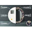 Huldar Glass Flat Wall Mirror