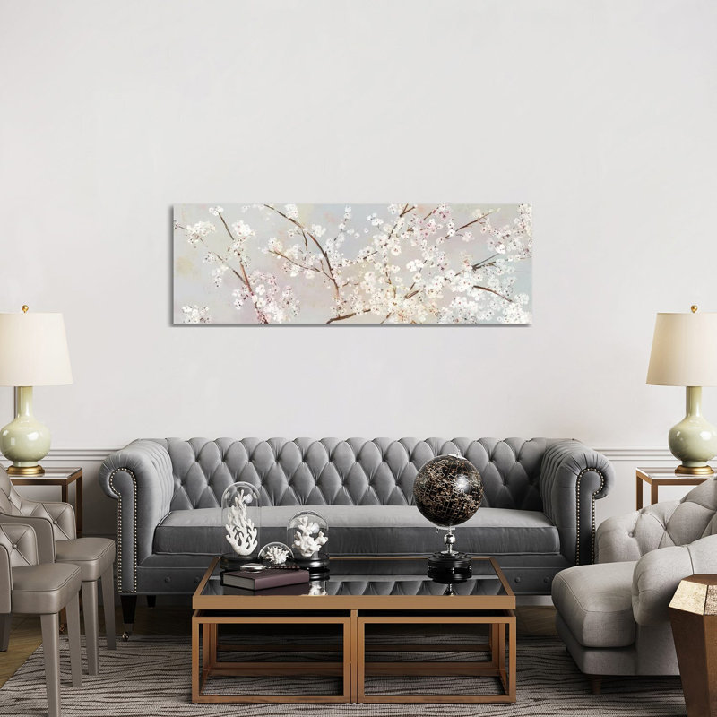 Bloomingdale by Asia Jensen - Print on Canvas, 50.8cm H x 152.4cm W x 3.81cm D, Wrapped Canvas