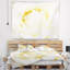 Tapisserie florale rose blanche avec gros pétales-28488329