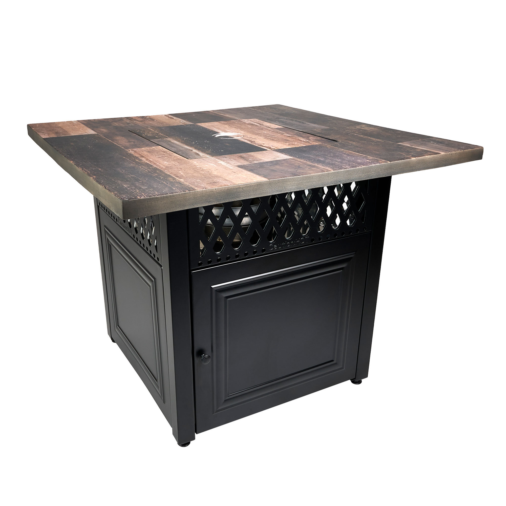 Endless Table Frame Endless Summer Table de foyer au gaz LP Dualheat Endless Summer Piper ...