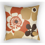 Moderne Floral Throw Pillow