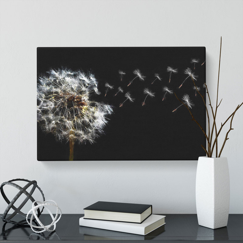 Dandelion Seeds Vol.10 - Wrapped Canvas Print, 50cm H x 76cm W x 3cm D