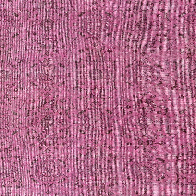 Tapis turc moderne 5,6 x 9,7 pi Tapis rétro en laine fait à la main
