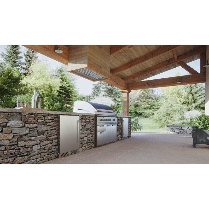 Presrv 24" 136 Cans (12 oz.) Outdoor Rated Convertible Beverage Refrigerator
