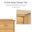 Pursley 6 Drawer wide Chest of Drawers, Solid Pine, Country Farmhouse Design