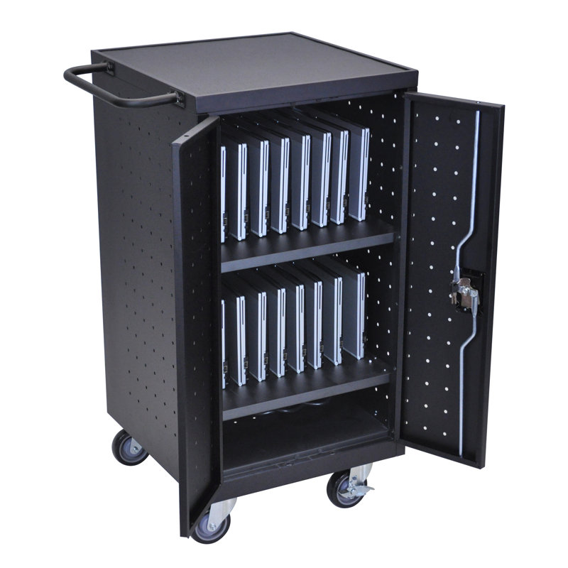 Store-N-Charge 18-Compartment Laptop Charging Cart
