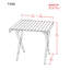 Table pliante portative 27 po