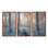 «Winter Birch Woods Forest Photo II - Winter Landscape», ensemble de reproduction d'art mural