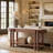 63'' Console Table with Faux Marble Top and Drawer-842465126