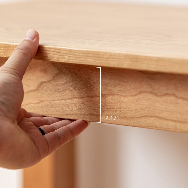 Banc de chambre rectangulaire en bois massif 45,28 po, H 17,72 po x l 45,28 po x P 13,78 po