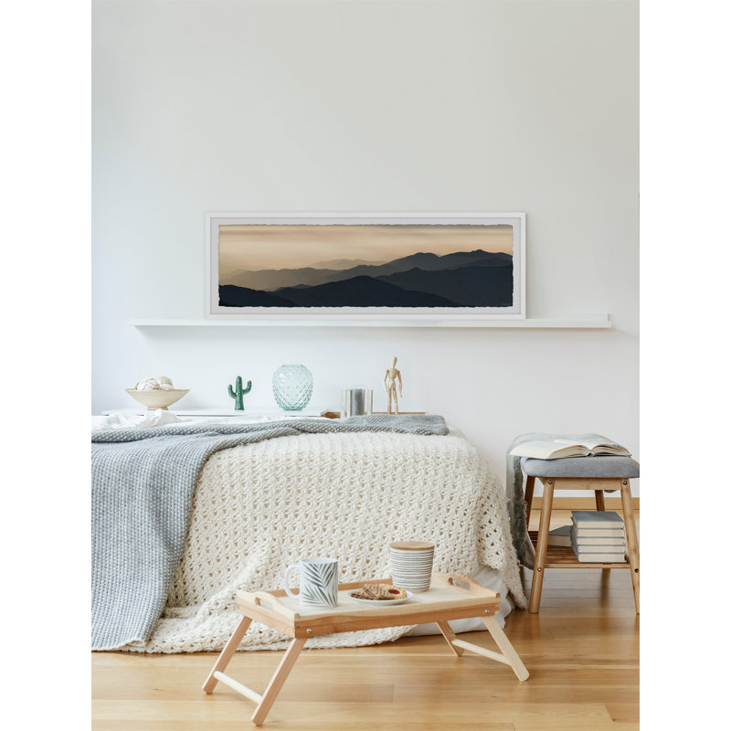 Vibrant Sunrise - Single Picture Frame Print, 25cm H x 76cm W